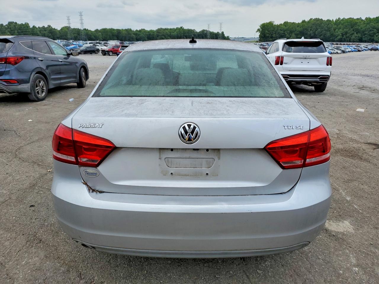 2012 Volkswagen Passat Se Серебряный vin: 1VWBN7A34CC066322