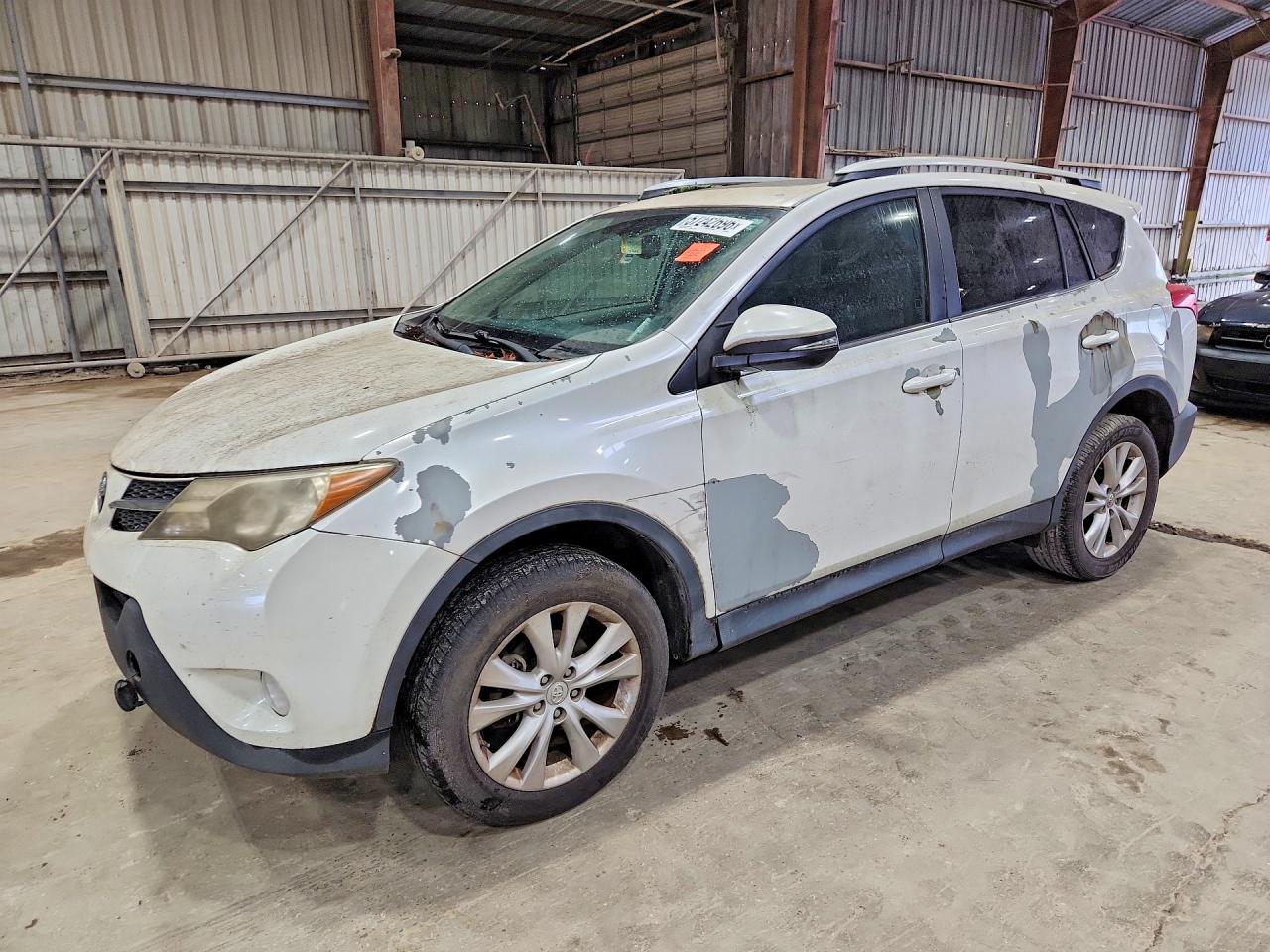 2013 Toyota Rav4 Limited White vin: 2T3YFREV4DW009179
