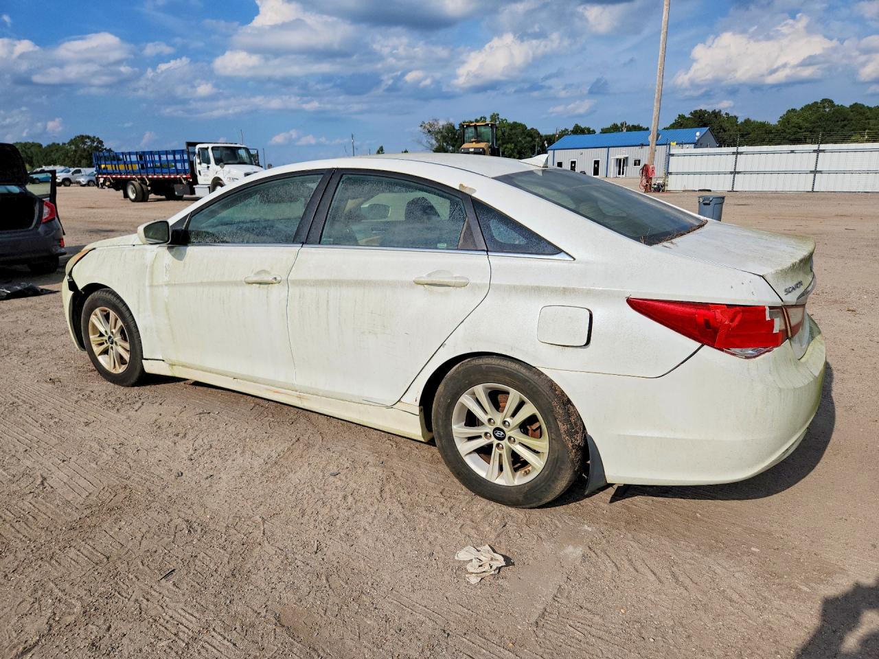 2012 Hyundai Sonata Gls White vin: 5NPEB4AC4CH364963