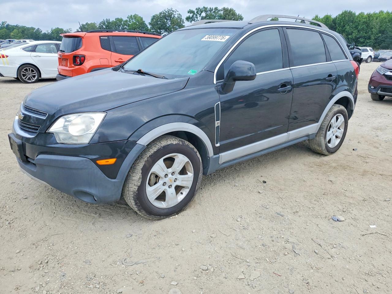 2013 Chevrolet Captiva Ls Black vin: 3GNAL2EK6DS595377