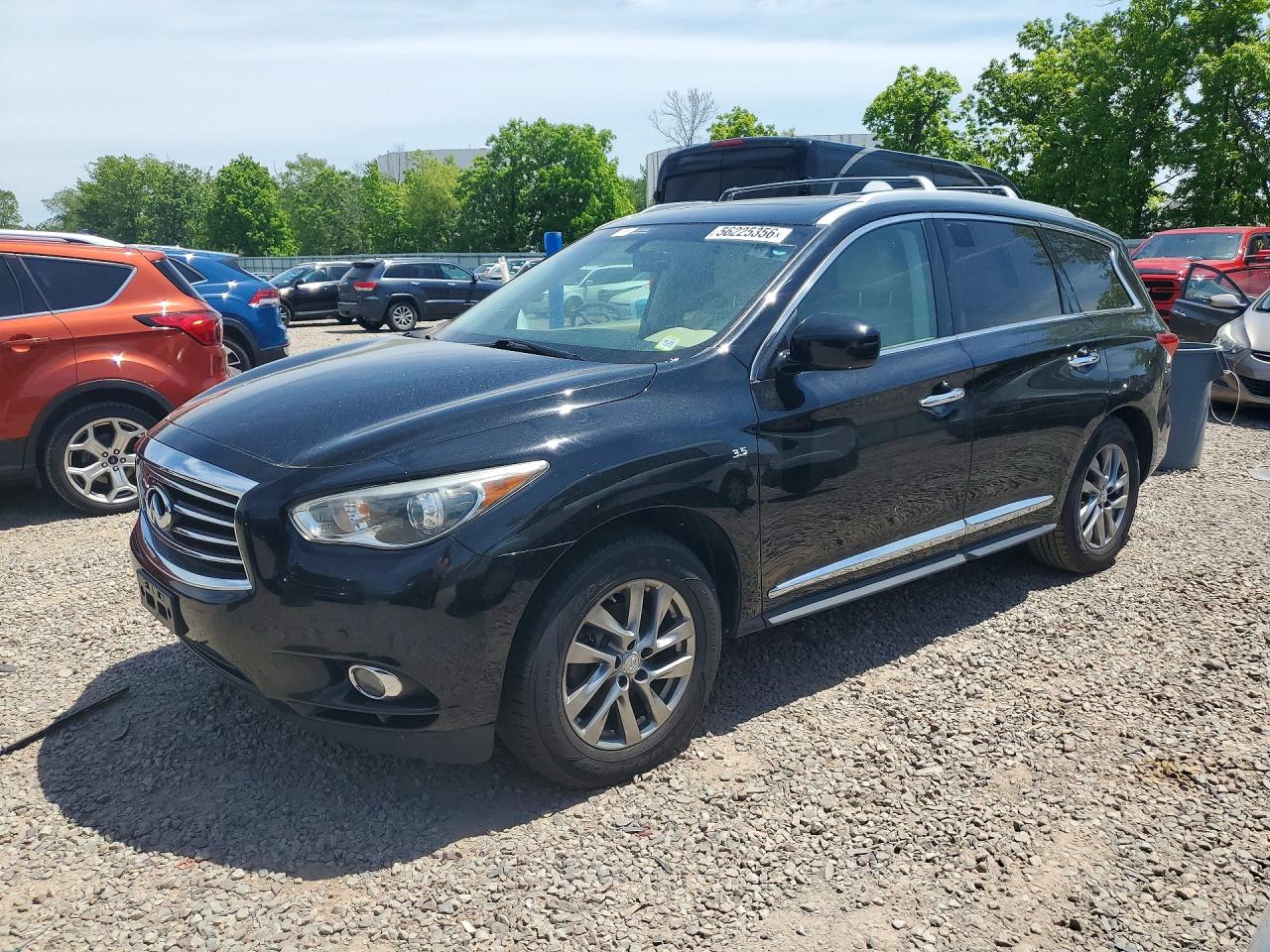 2015 Infiniti Qx60 Base Black vin: 5N1AL0MM4FC507561