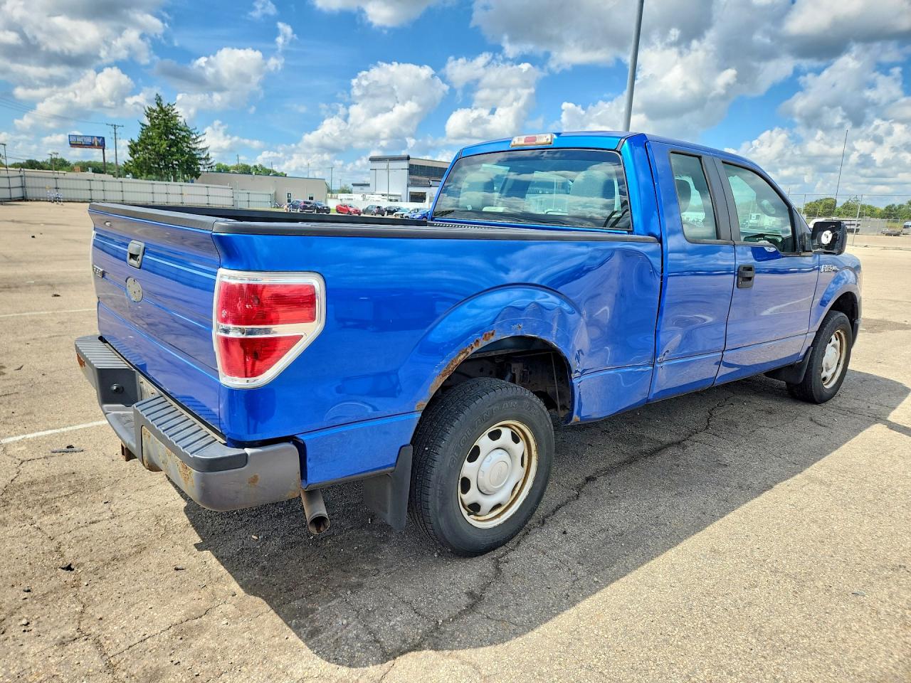 2010 Ford F150 Super Cab Blue vin: 1FTEX1CW7AFA94433