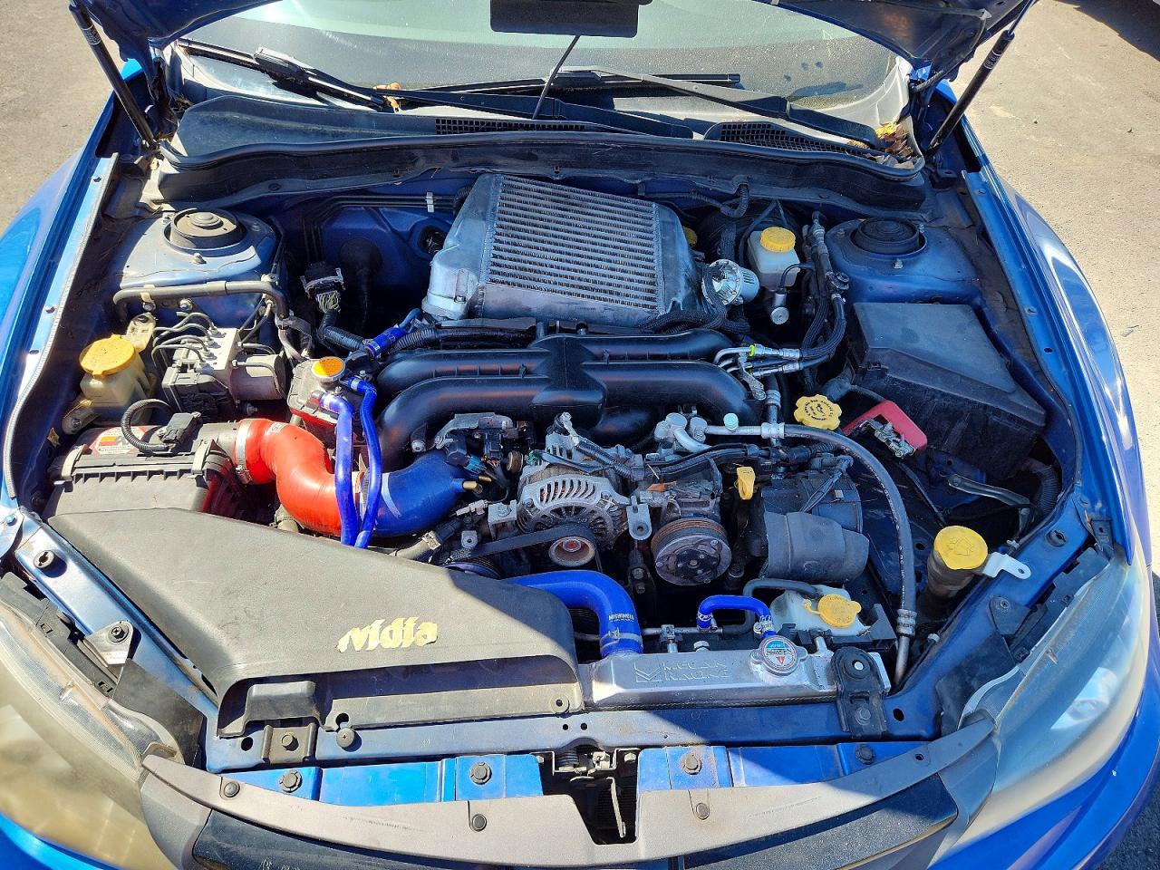 2011 Subaru Impreza Wrx Синий vin: JF1GV7E67BG514479