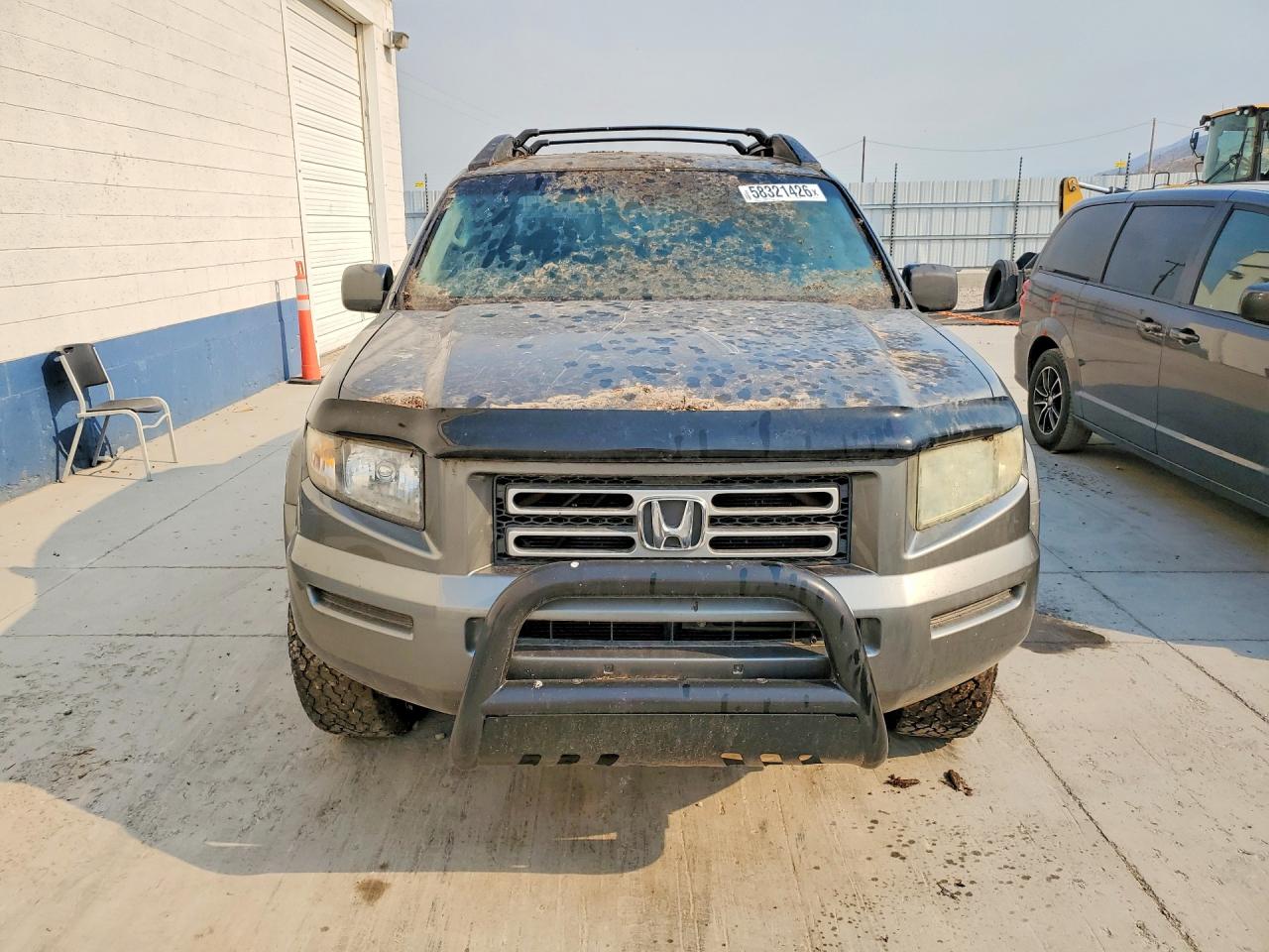 2007 Honda Ridgeline Rtl Gray vin: 2HJYK16597H503324