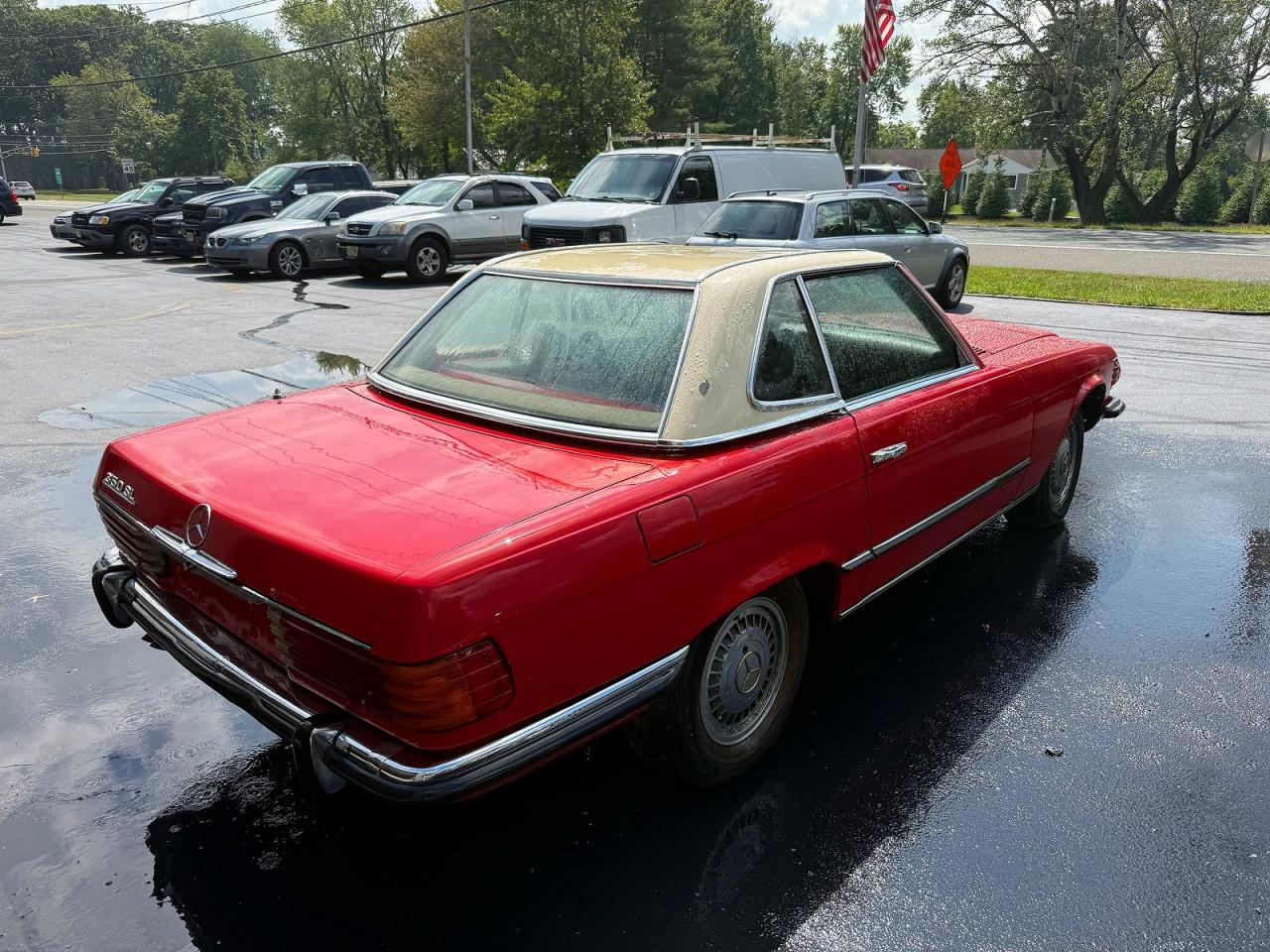 1972 Mercedes-benz 350sl Euro Red vin: 10704412001287