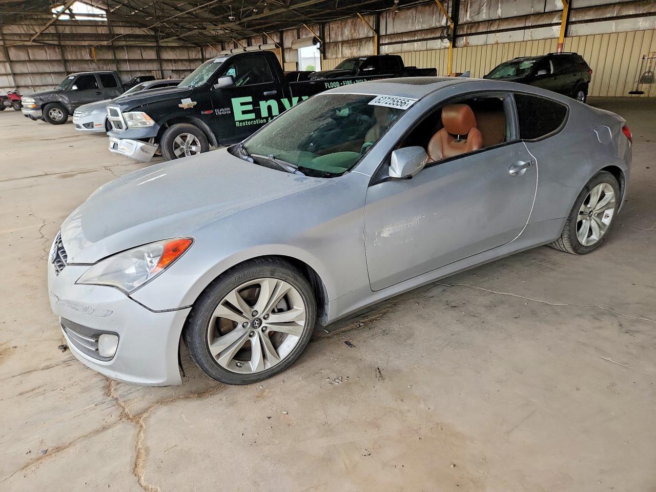 2010 Hyundai Genesis Coupe 3.8l Grand Touring Серебряный vin: KMHHU6KH3AU030998