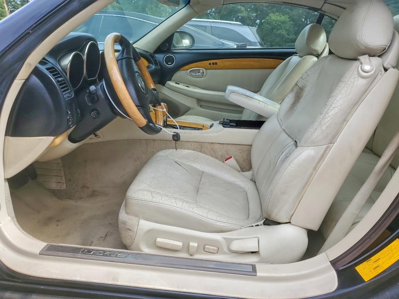 2003 Lexus Sc 430 Black vin: JTHFN48YX30039047