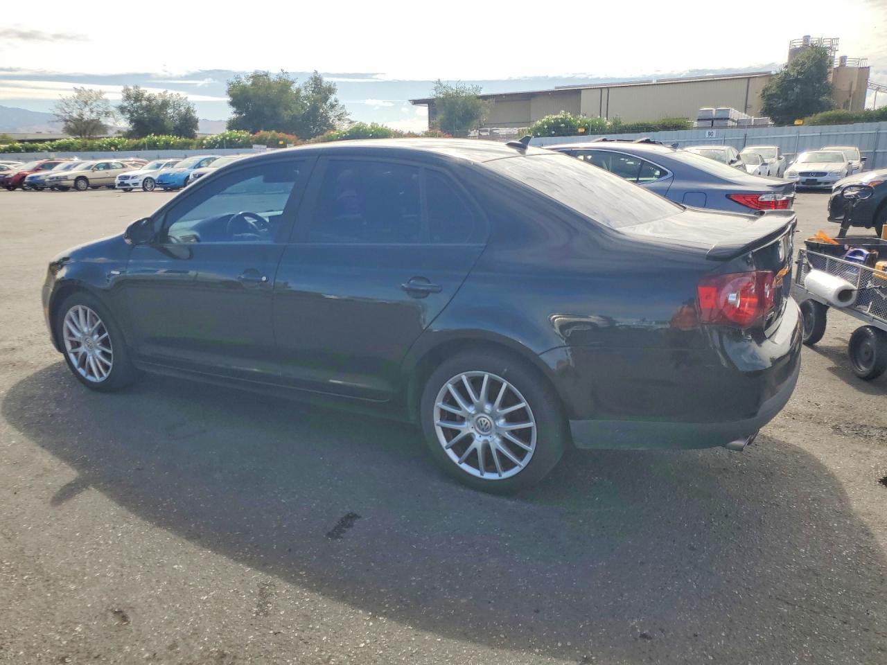 2008 Volkswagen Jetta Wolfsburg Black vin: 3VWRA71K48M173779