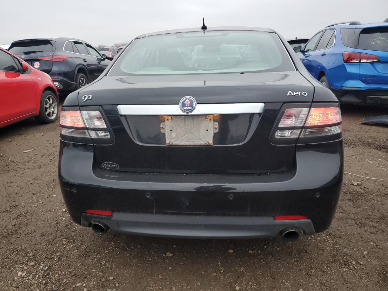 2010 Saab 9-3 Aero Black vin: YS3FC4CY4A1608389