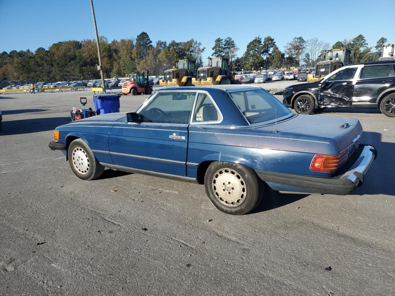 1988 Mercedes-benz 560 Sl Blue vin: WDBBA48D0JA082911