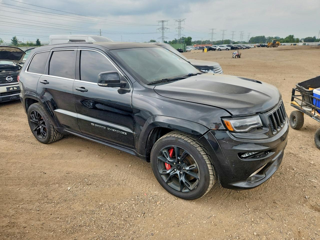 2014 Jeep Grand Cherokee Srt-8 Black vin: 1C4RJFDJ7EC306533