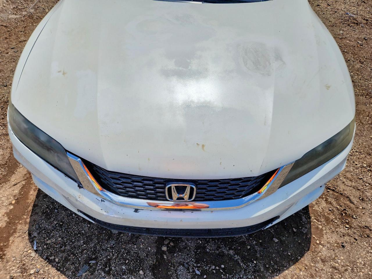 2013 Honda Accord Exl White vin: 1HGCT1B85DA006262