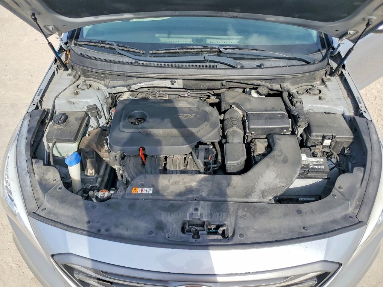 2015 Hyundai Sonata Sport Silver vin: 5NPE34AF3FH125707