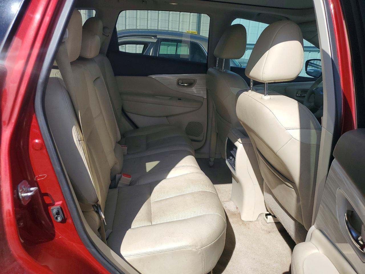 2015 Nissan Murano Sl Red vin: 5N1AZ2MG7FN272792