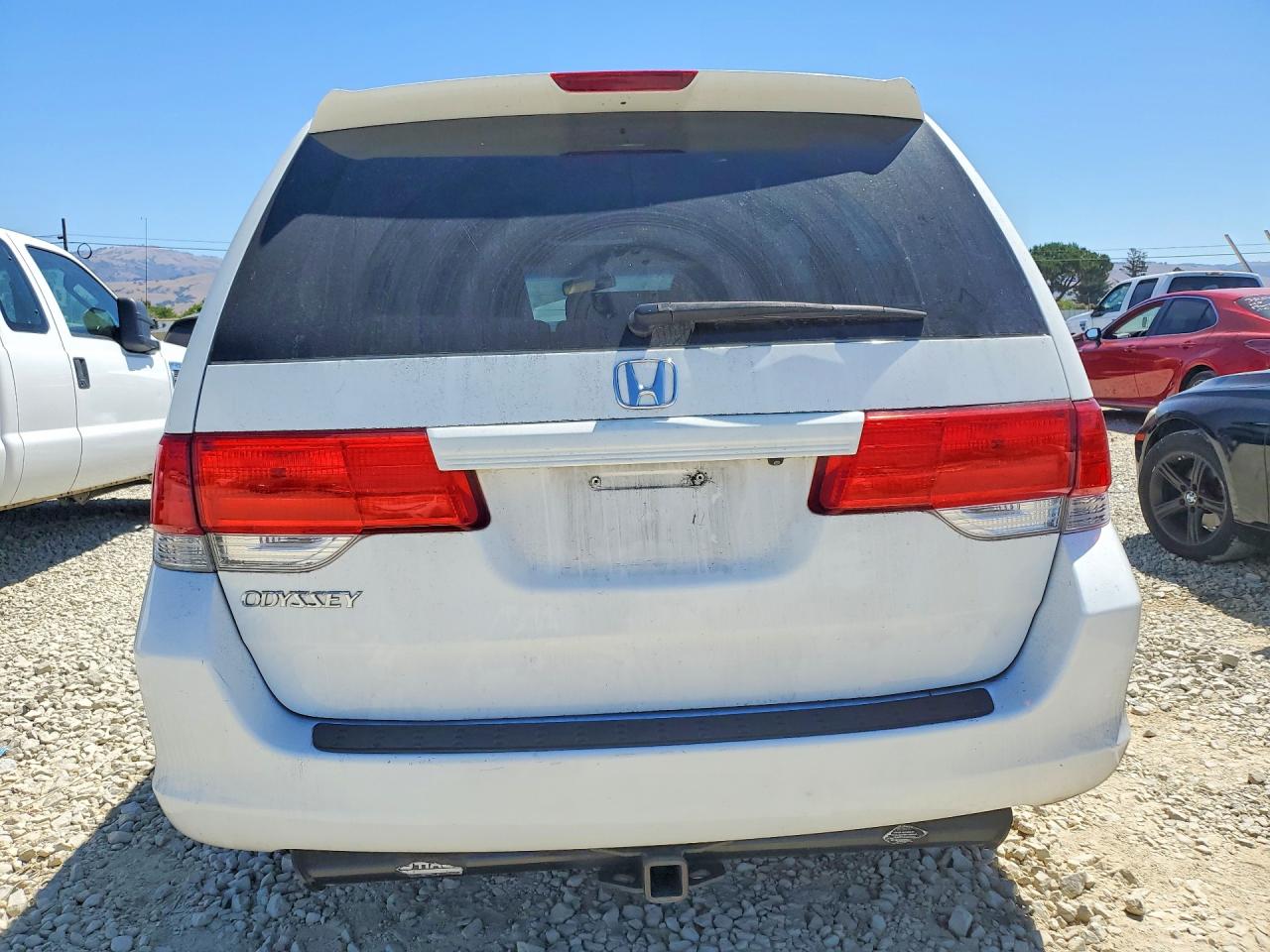 2008 Honda Odyssey Exl White vin: 5FNRL38648B112791