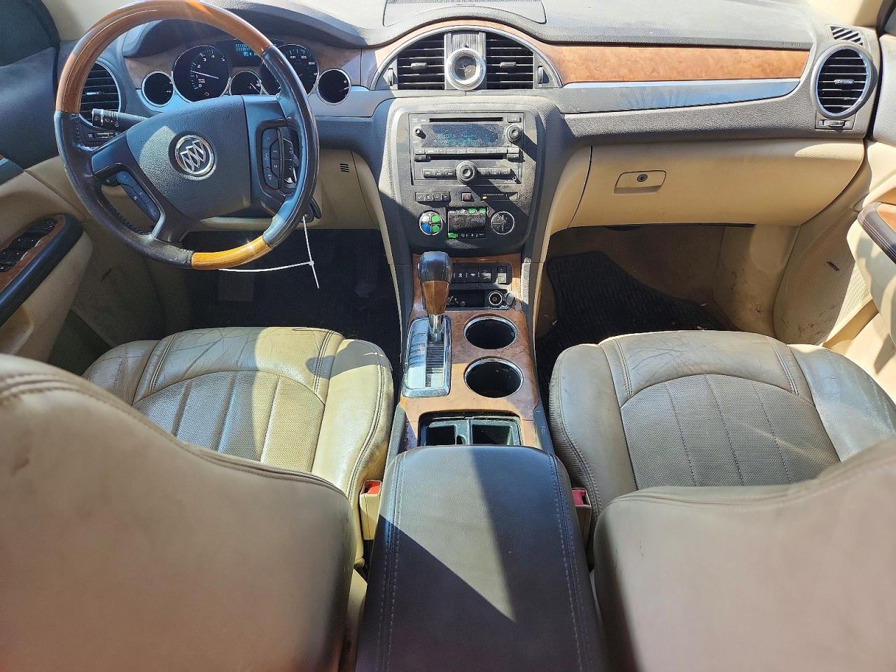 2010 Buick Enclave Cxl White vin: 5GALRCED1AJ210782