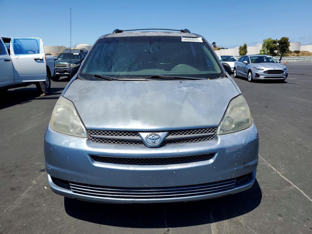 2004 Toyota Sienna Ce 8 Passenger Blue vin: 5TDZA23C34S138043