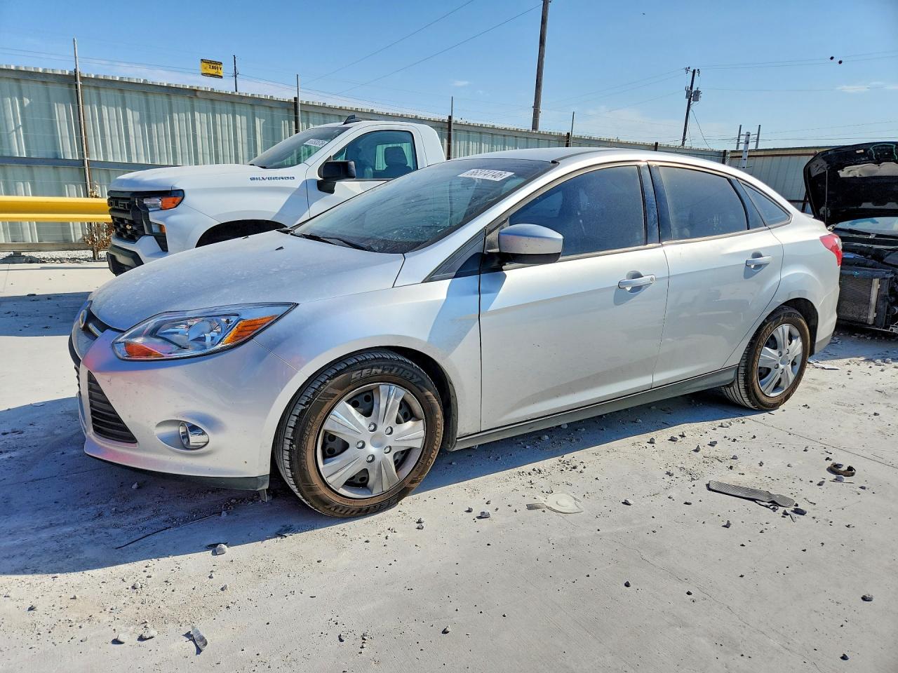 2012 Ford Focus Se Silver vin: 1FAHP3F27CL461956