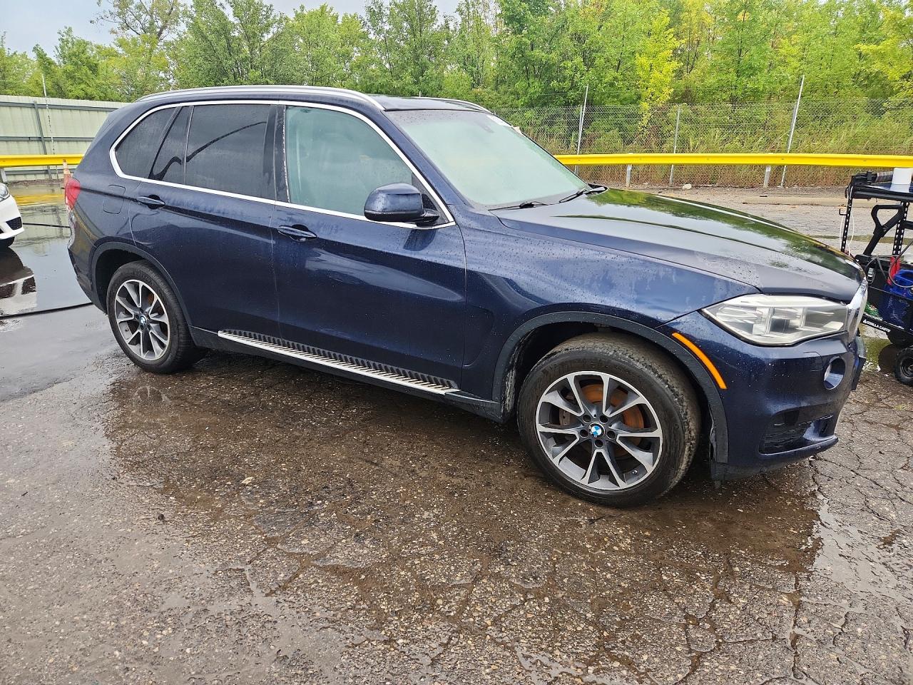 2015 Bmw X5 Xdrive35i Blue vin: 5UXKR0C54F0K65954