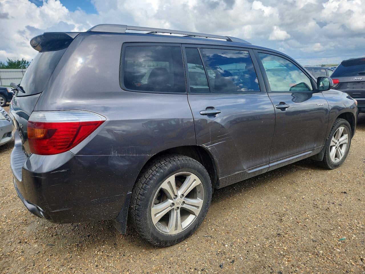 2009 Toyota Highlander Sport Gray vin: JTEES43A892144985