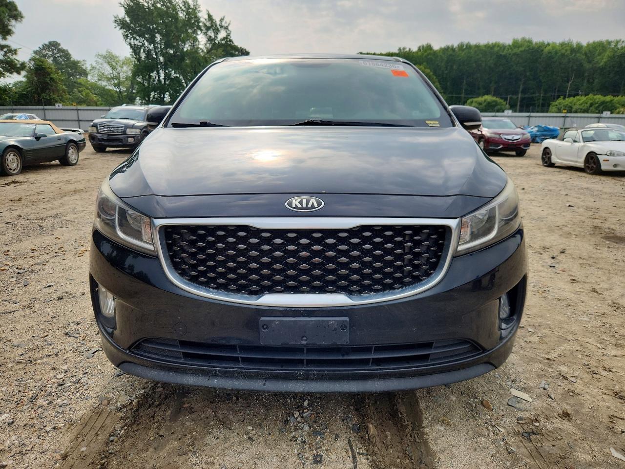 2015 Kia Sedona Sx Black vin: KNDMC5C14F6018999
