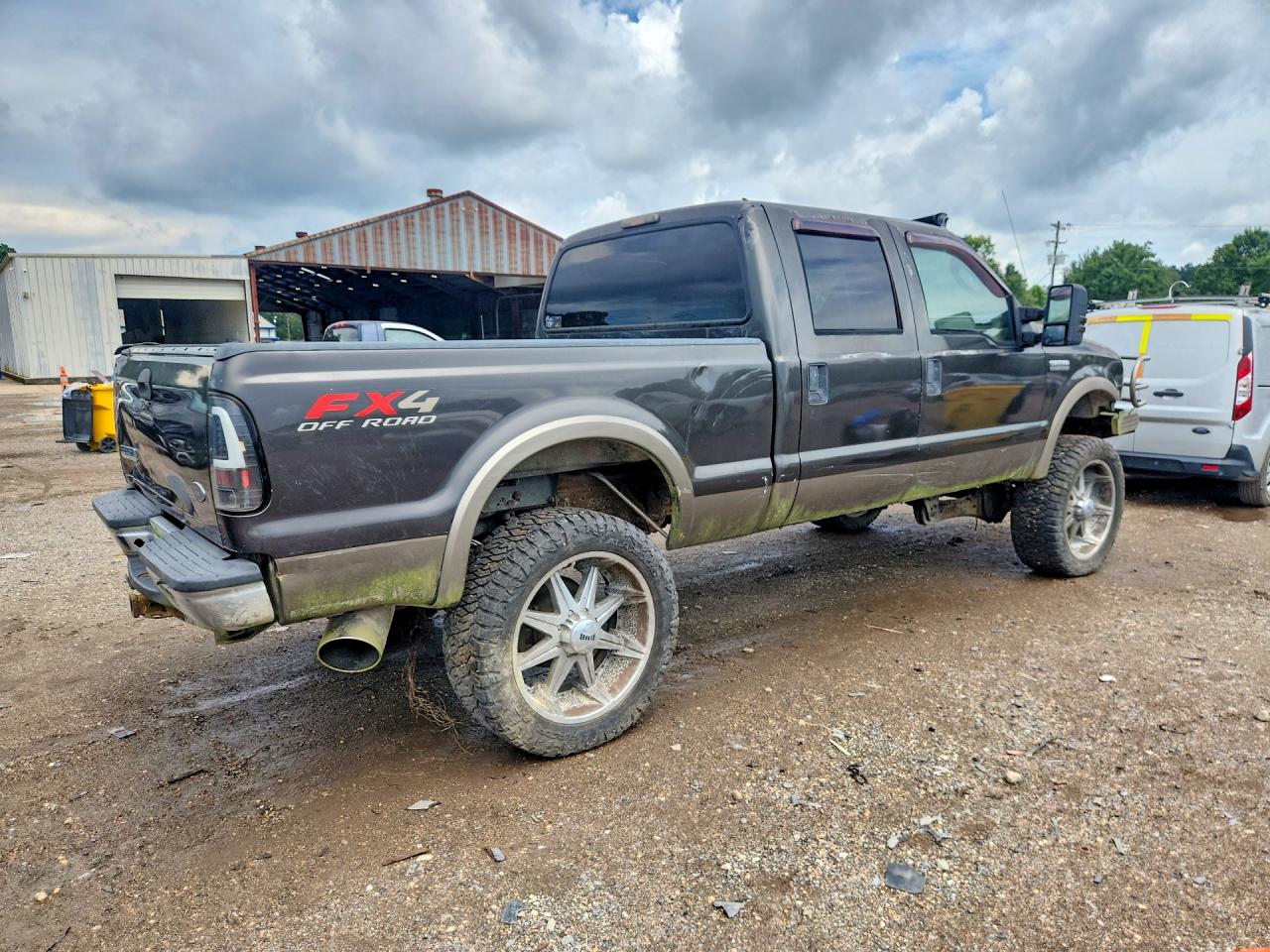 2007 Ford F250 Super Duty Gray vin: 1FTSW21P07EA40655