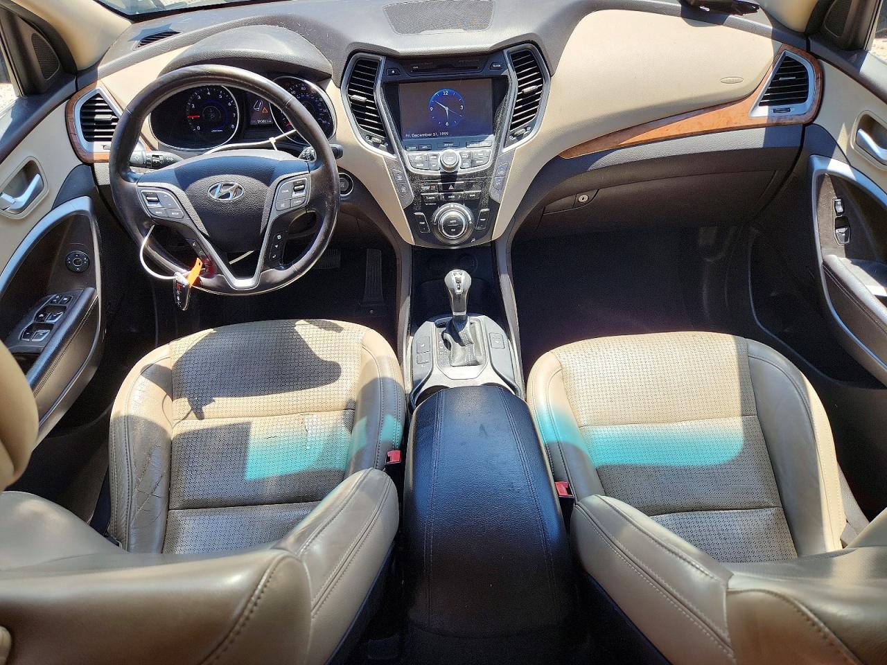 2013 Hyundai Santa Fe Sport 2.4l Green vin: 5XYZU3LB9DG035355