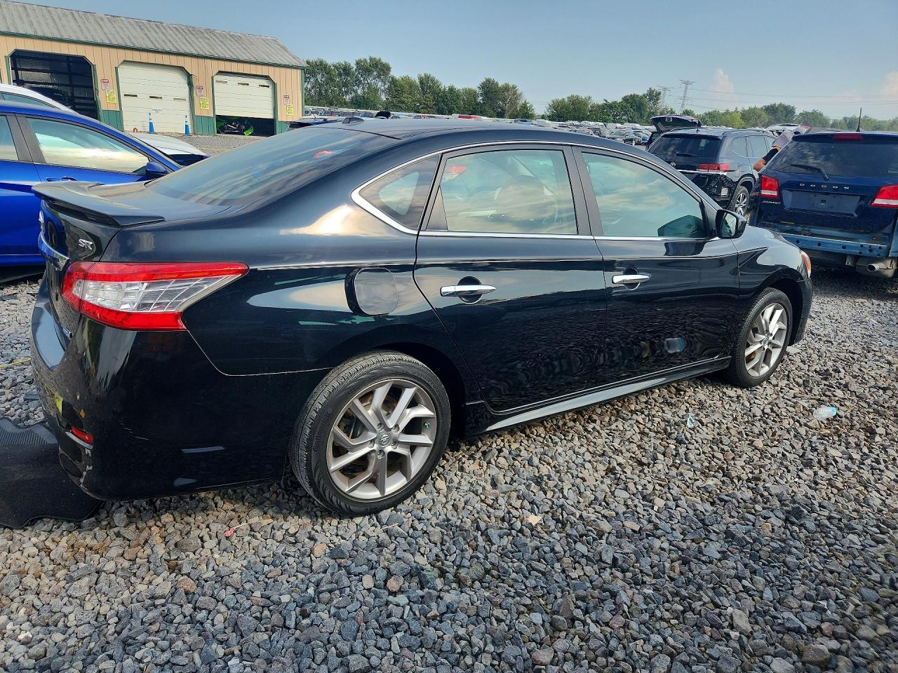 2013 Nissan Sentra S Black vin: 3N1AB7AP0DL687625