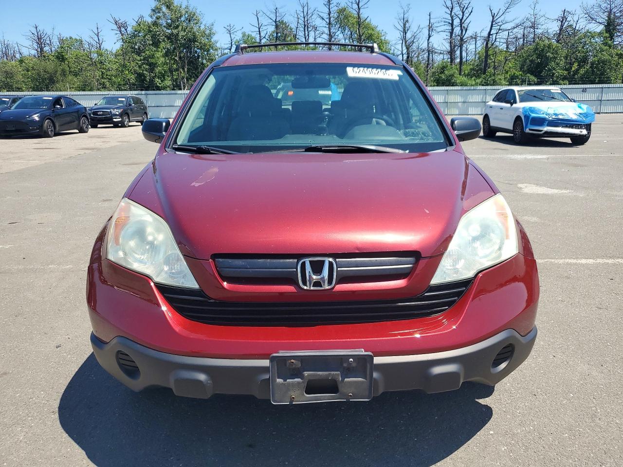 2008 Honda Cr-v Lx Red vin: 5J6RE48338L016003