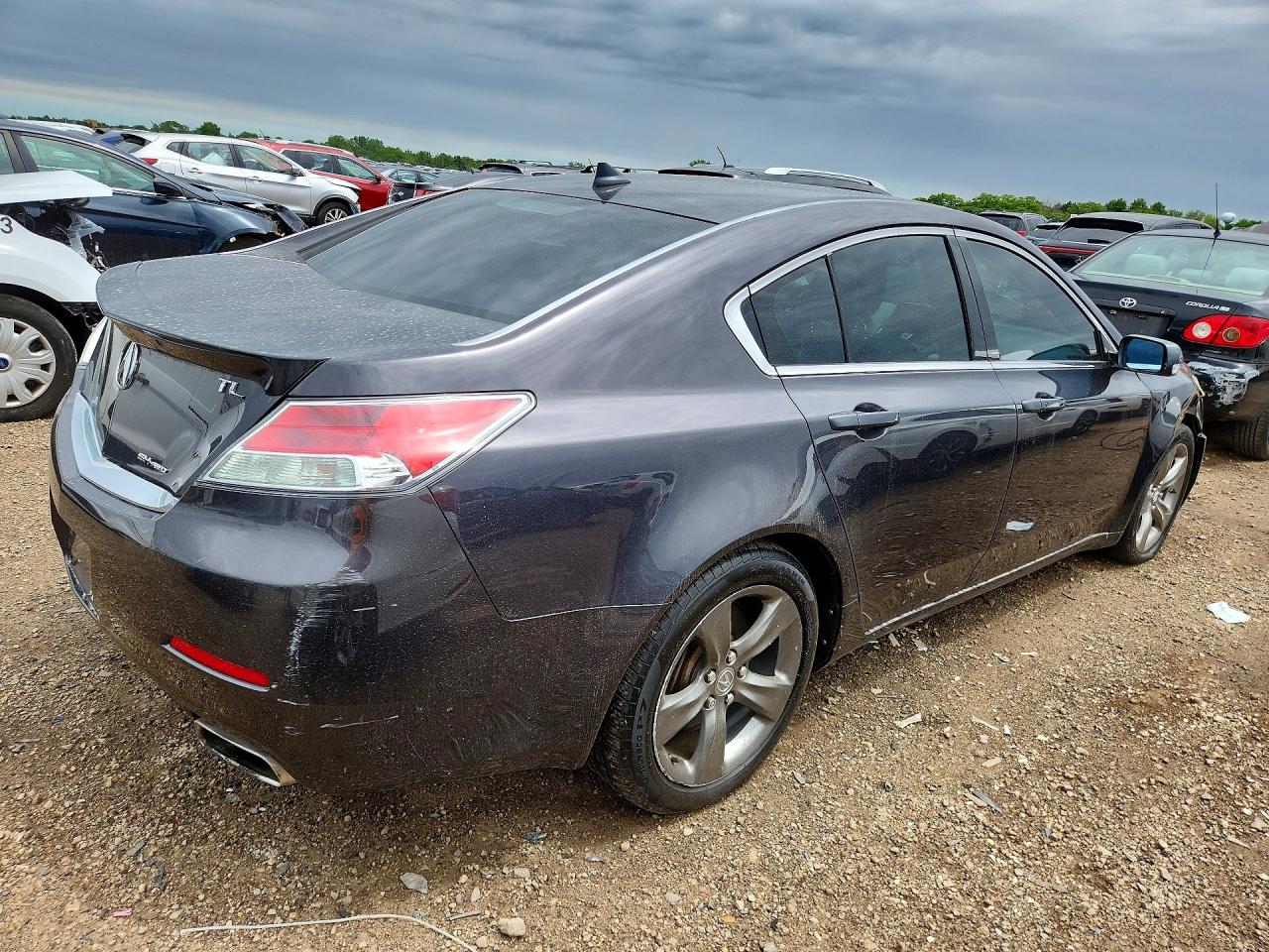 2014 Acura Tl Tech Черный vin: 19UUA9F51EA000615