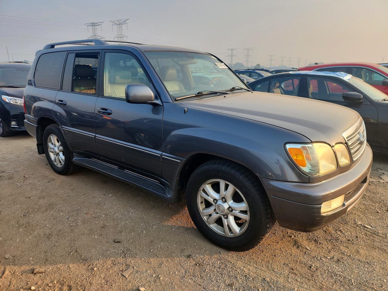 2005 Lexus Lx 470 Black vin: JTJHT00W853551391