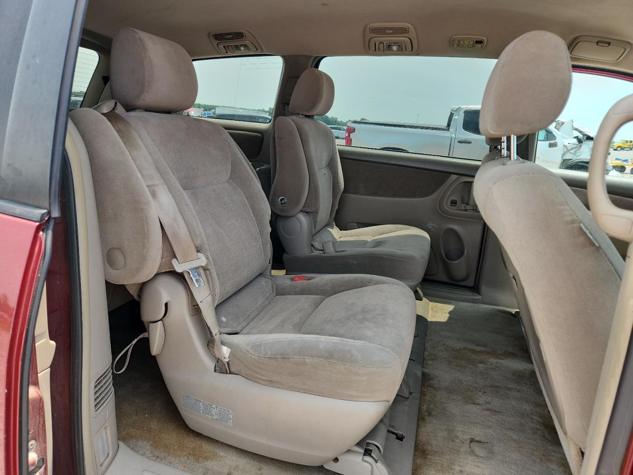 2006 Toyota Sienna Xle 7 Passenger Red vin: 5TDZA22C96S530447