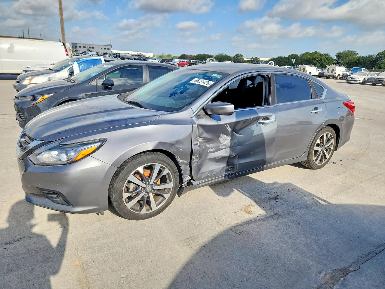 2016 Nissan Altima 2.5 Sr Gray vin: 1N4AL3APXGC116409