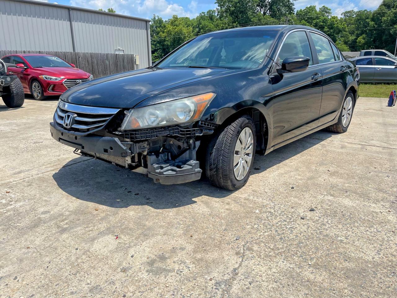 2011 Honda Accord Lx Black vin: 1HGCP2F35BA082716