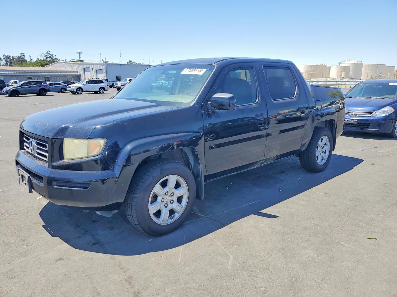 2006 Honda Ridgeline Rtl Черный vin: 2HJYK16556H573112