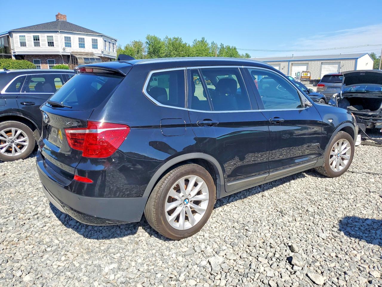 2014 Bmw X3 Xdrive28i Черный vin: 5UXWX9C59E0D25157