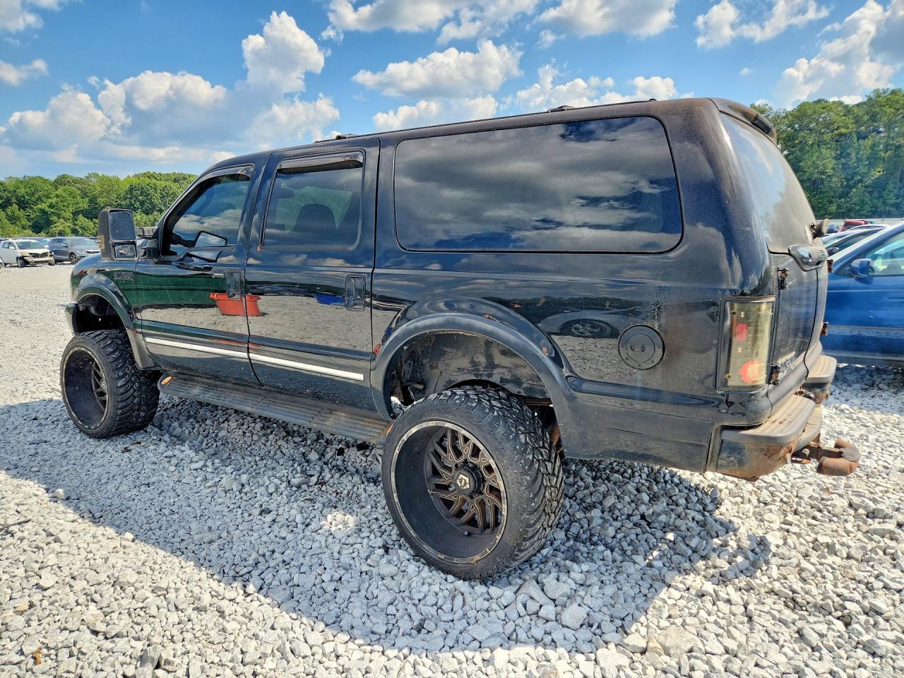 2003 Ford Excursion Limited Black vin: 1FMNU43S63ED40674