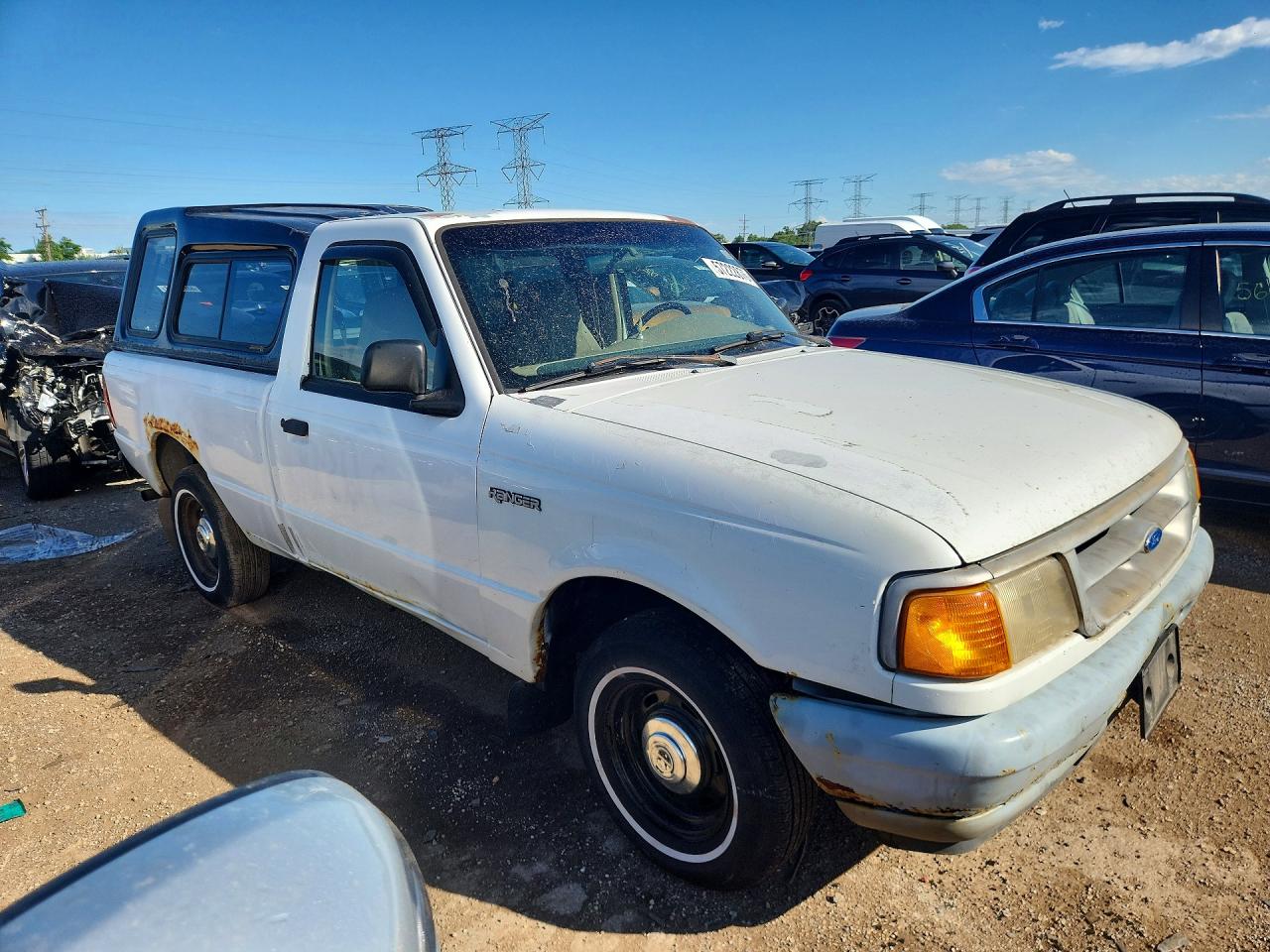 1997 Ford Ranger White vin: 1FTCR10A5VUC39836