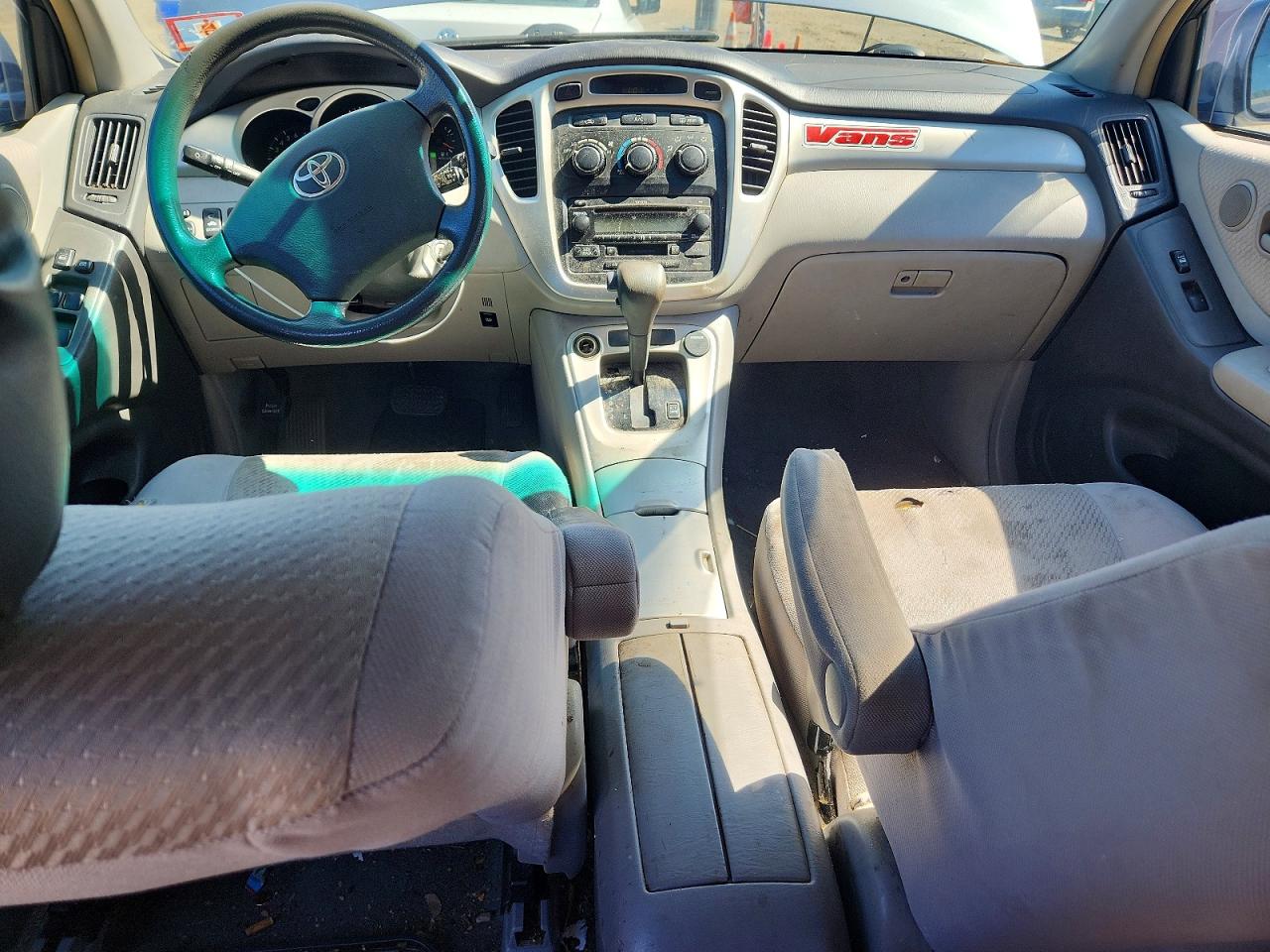 2007 Toyota Highlander Base Синий vin: JTEDP21A970129750