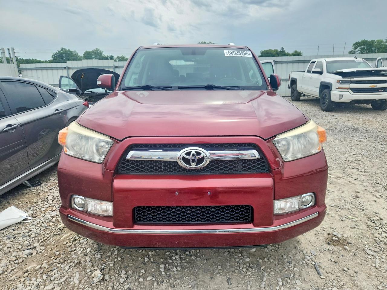 2012 Toyota 4runner Sr5 Red vin: JTEBU5JR1C5082671