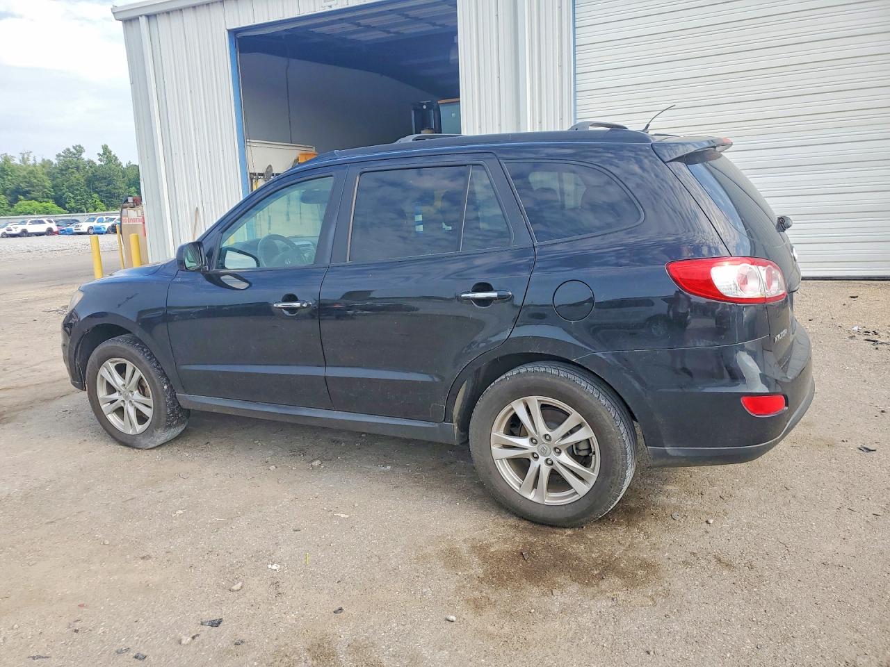 2011 Hyundai Santa Fe Limited Black vin: 5XYZK3AB9BG055188