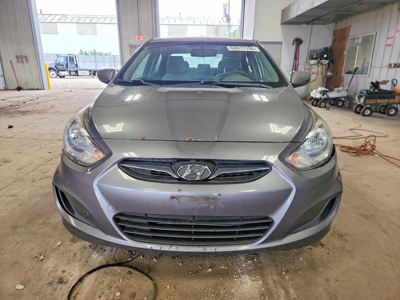 2014 Hyundai Accent Gls Gray vin: KMHCT4AE0EU638783
