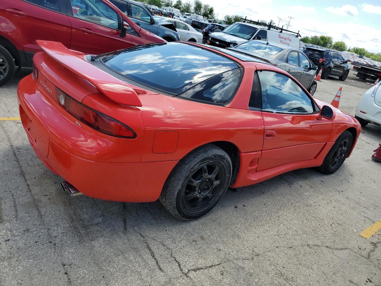 1995 Mitsubishi 3000 Gt Sl Красный vin: JA3AM54J1SY001640