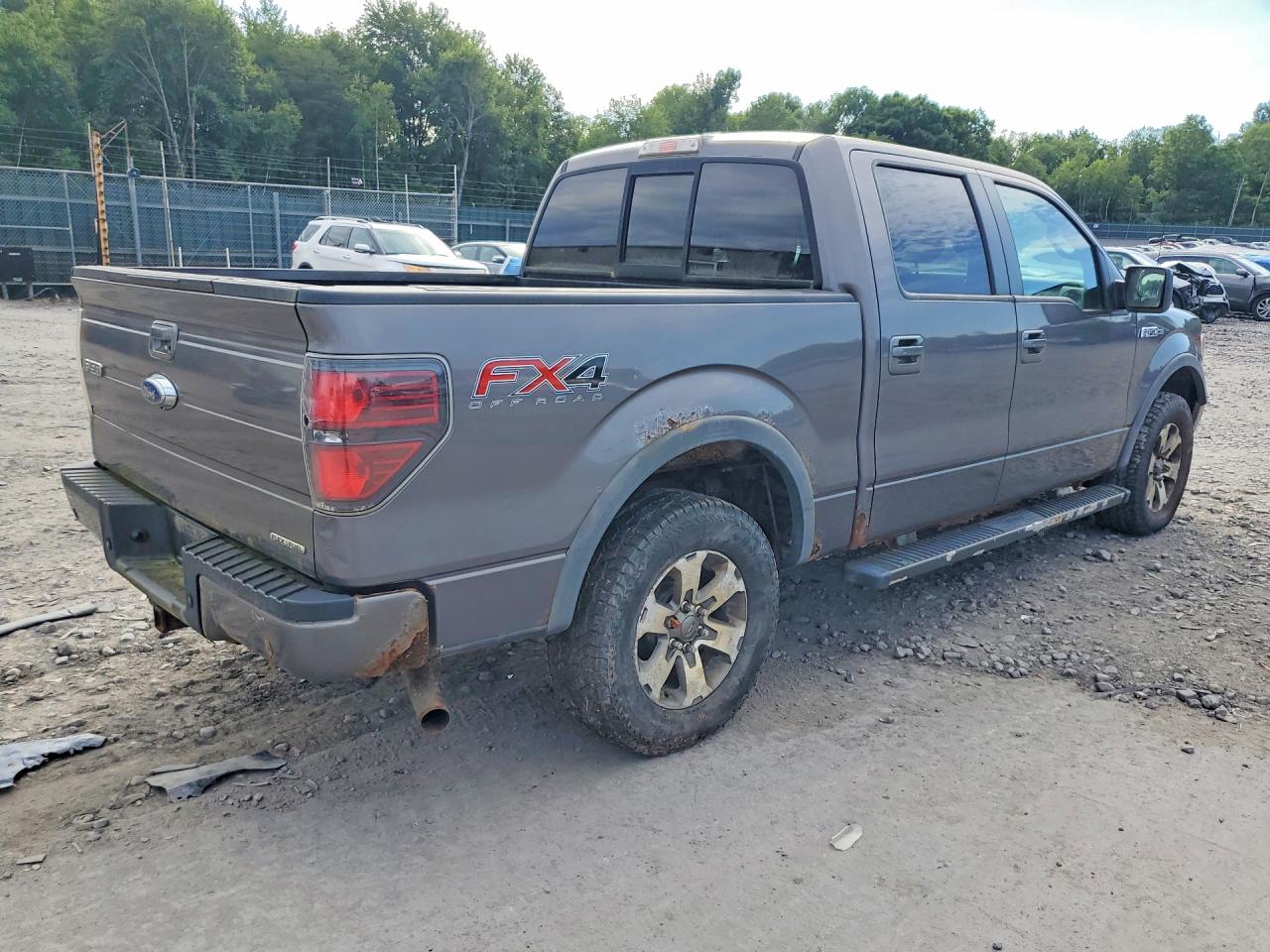 2012 Ford F150 Supercrew Gray vin: 1FTFW1EF1CKD34932