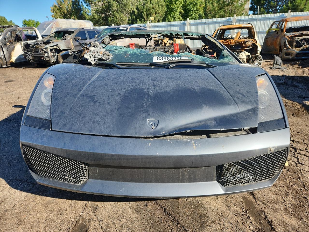 2007 Lamborghini Gallardo Spyder Серый vin: ZHWGU22T37LA04553