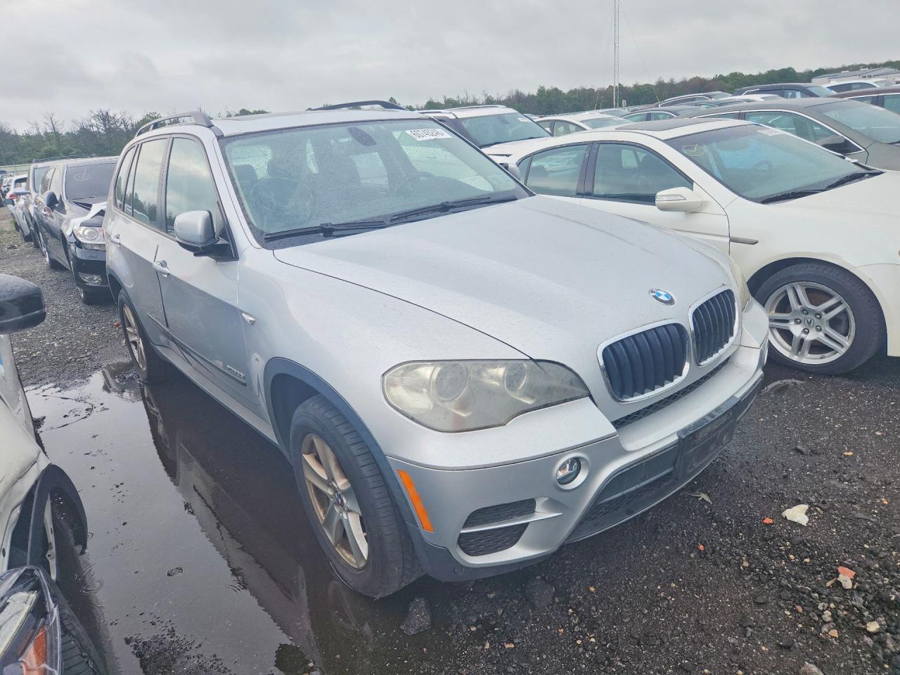 2012 Bmw X5 Xdrive35i Silver vin: 5UXZV4C5XCL748831
