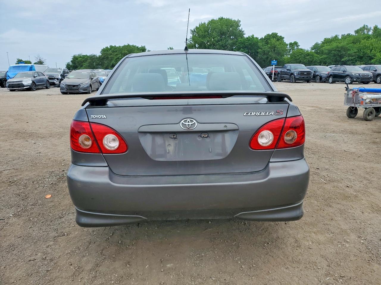 2008 Toyota Corolla S Серый vin: 1NXBR32E18Z988494