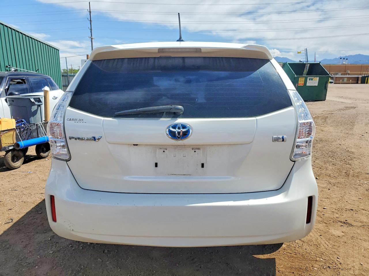 2014 Toyota Prius V Three White vin: JTDZN3EU2E3318245