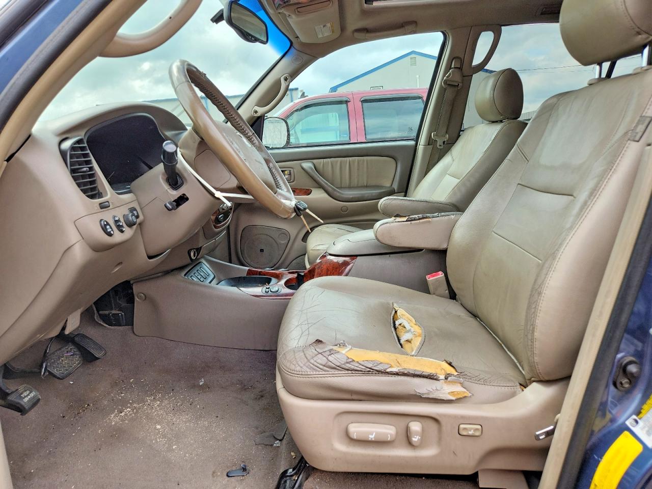 2005 Toyota Sequoia Limited Blue vin: 5TDZT38A55S258452