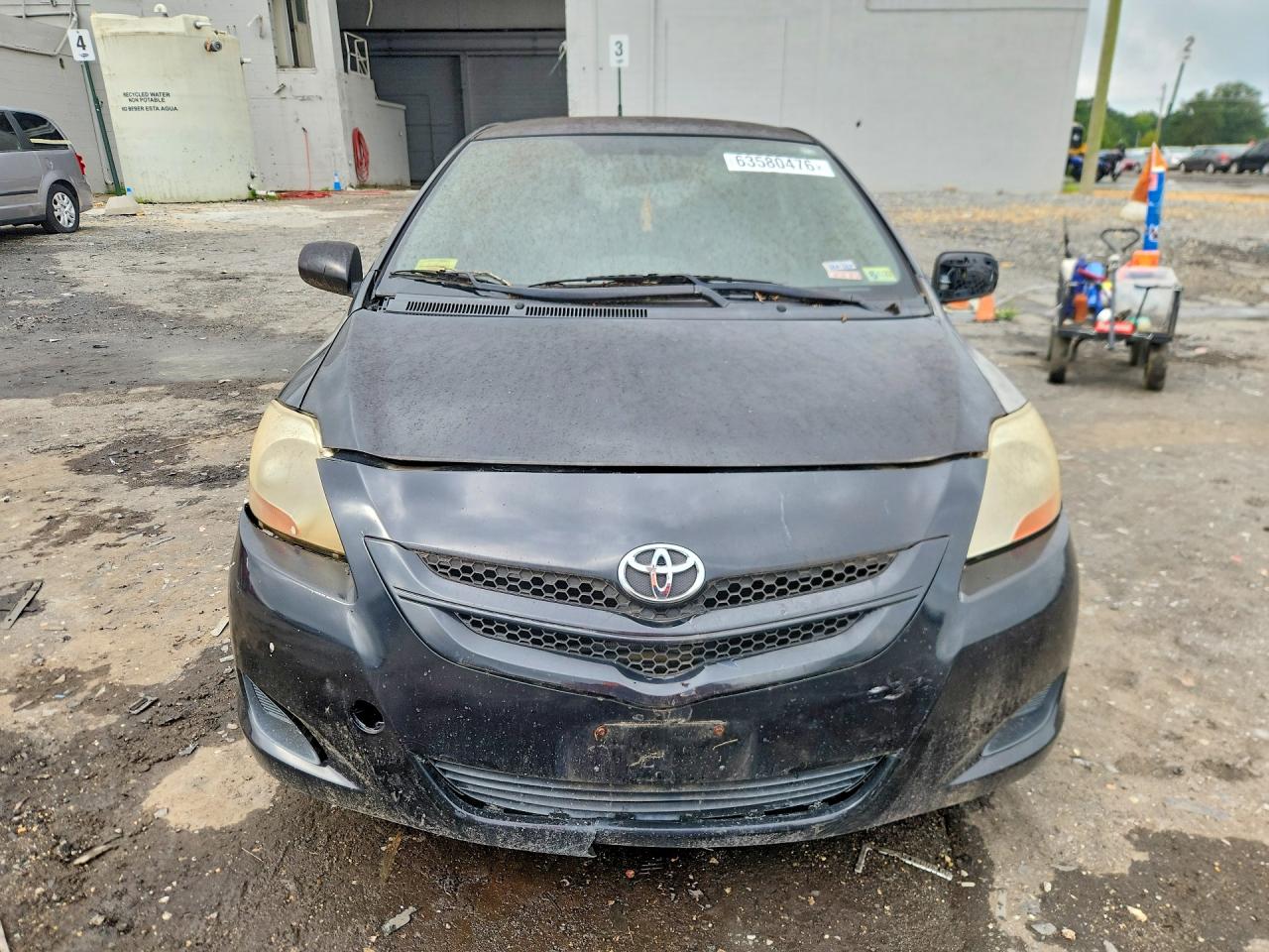 2007 Toyota Yaris Base Black vin: JTDBT923871165388